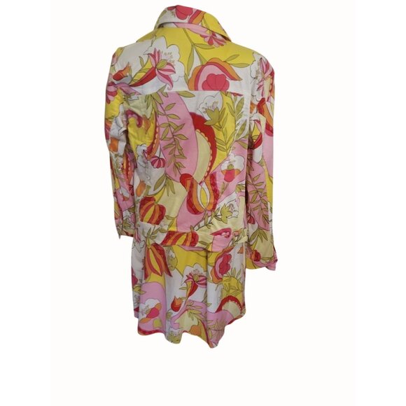 Tori Richard Honolulu Dress With Jacket Womens Size 10 Dress, 12 Jacket Tropical - Picture 9 of 15